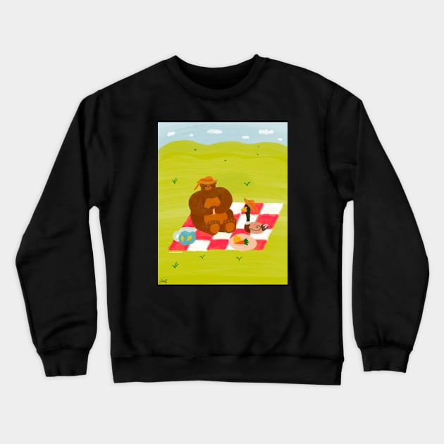 Picnic Crewneck Sweatshirt by crankycranium